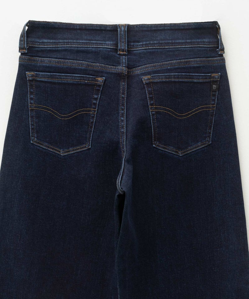 C17  タックワイドバギーデニムパンツ レディース商品画像-11