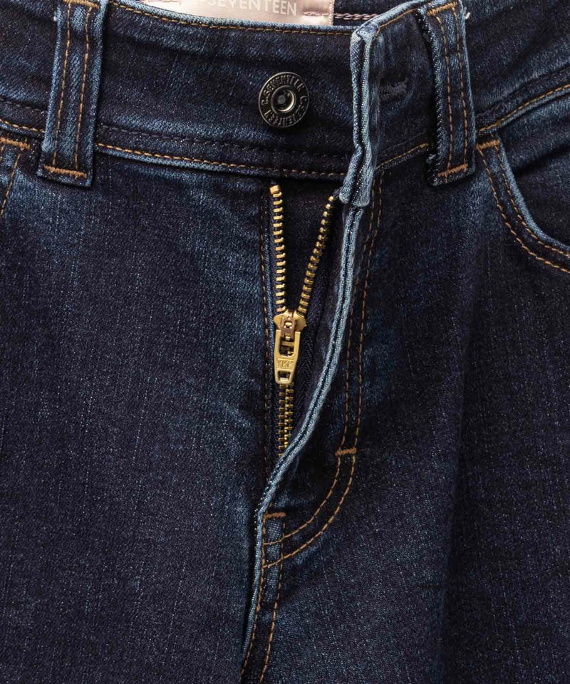 C17  タックワイドバギーデニムパンツ レディース商品画像-13