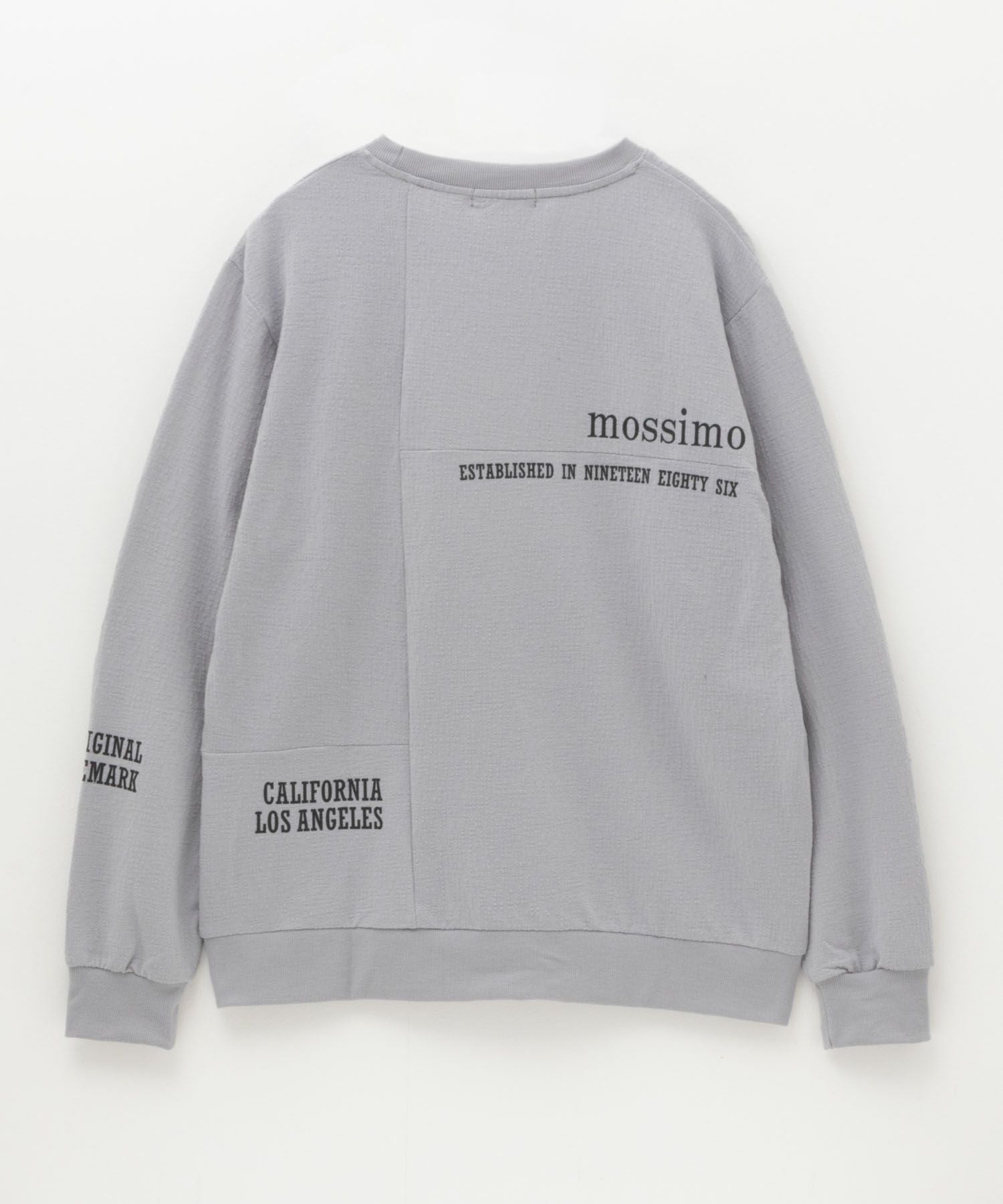 MOSSIMO ふくれジャガードトレーナー メンズ