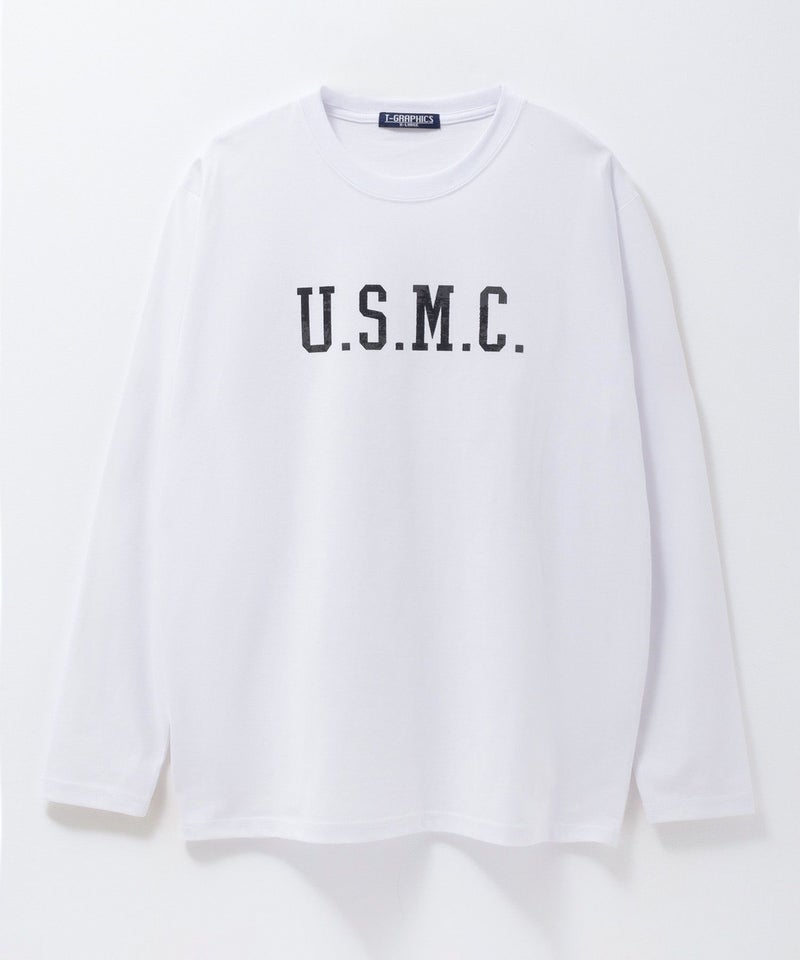 T-GRAPHICS ミリタリープリント長袖Tシャツ メンズ商品画像-5