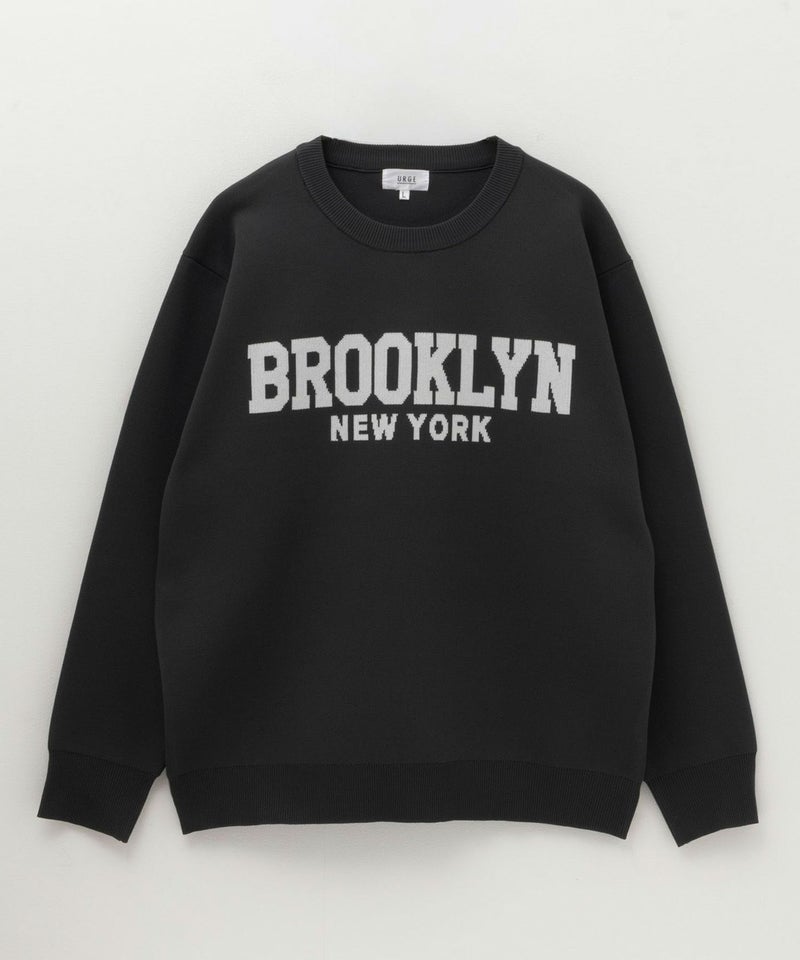 7Gジャガードスウェットライククルーニット メンズ商品画像-5