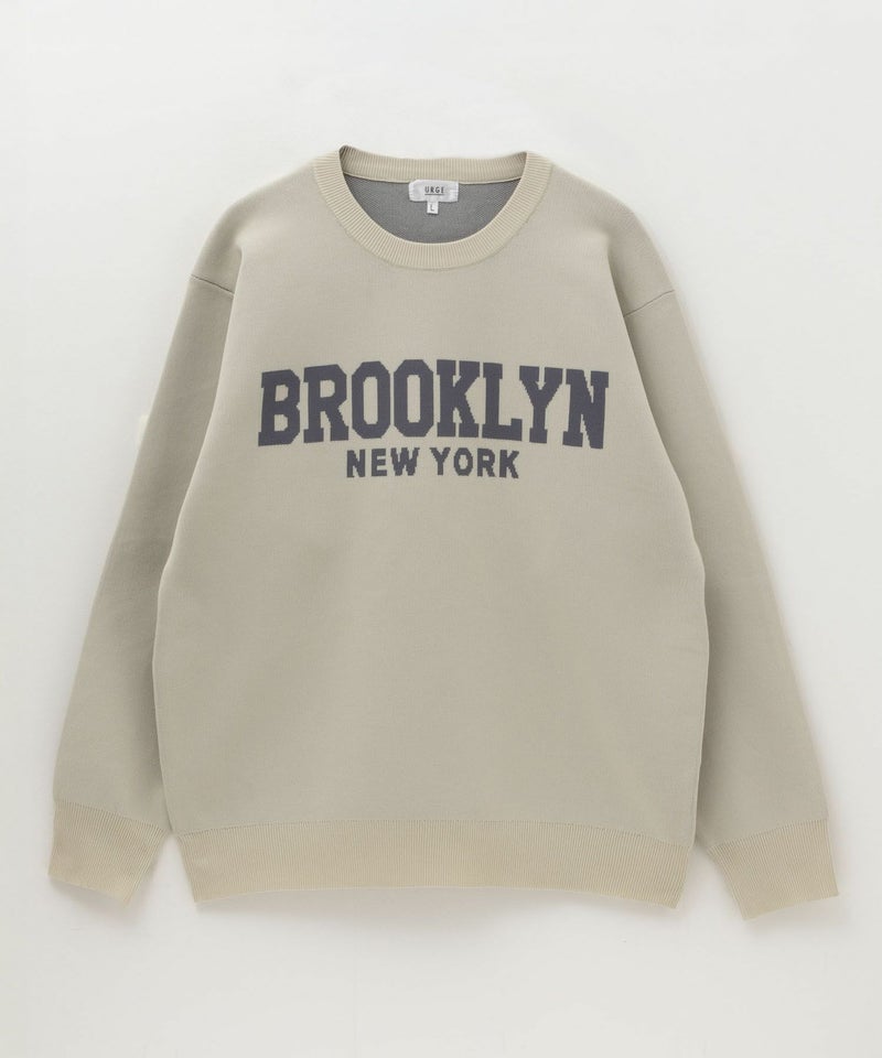 7Gジャガードスウェットライククルーニット メンズ商品画像-7