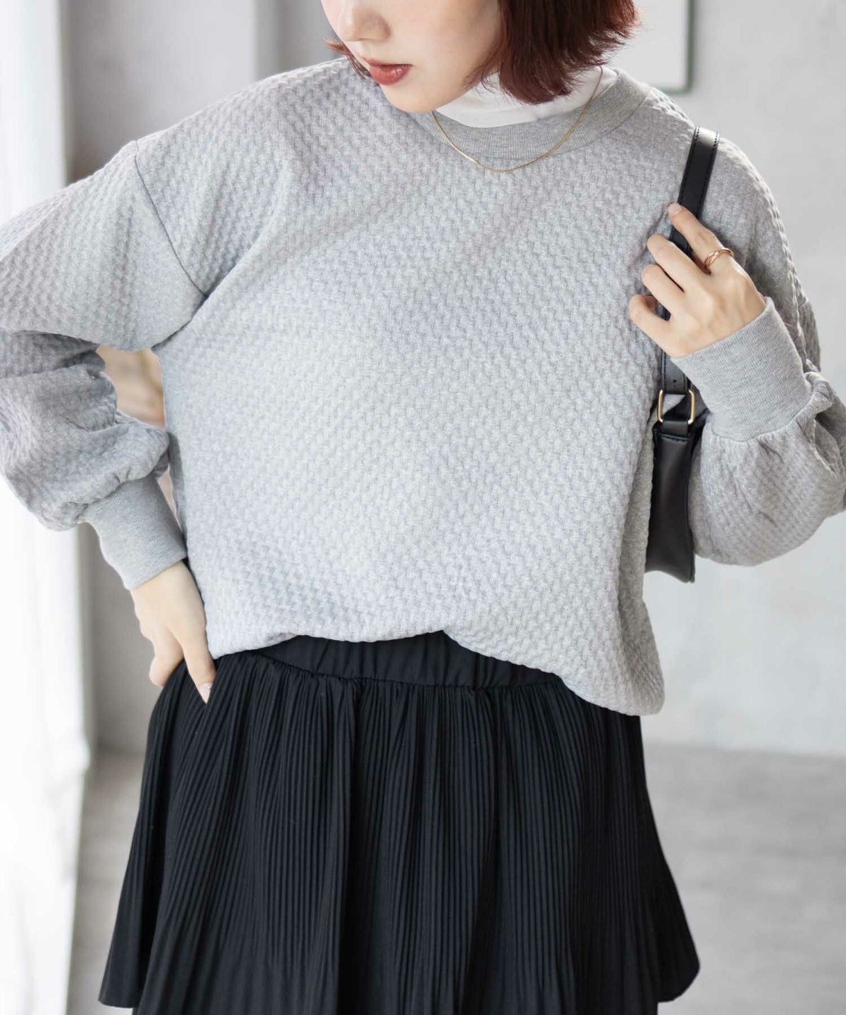 nAvy ふくれジャガードプルオーバー レディース ネコポス 対応商品