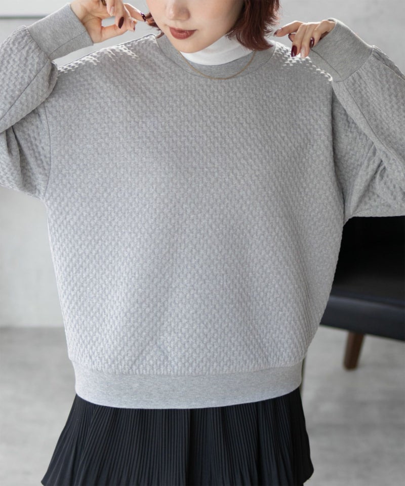 nAvy ふくれジャガードプルオーバー レディース メール便 対応商品商品画像-6