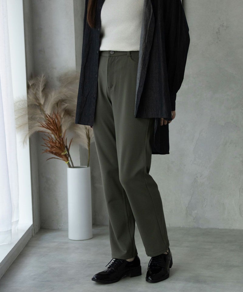 nAvy  モイストタッチストレートパンツ レディース商品画像-12