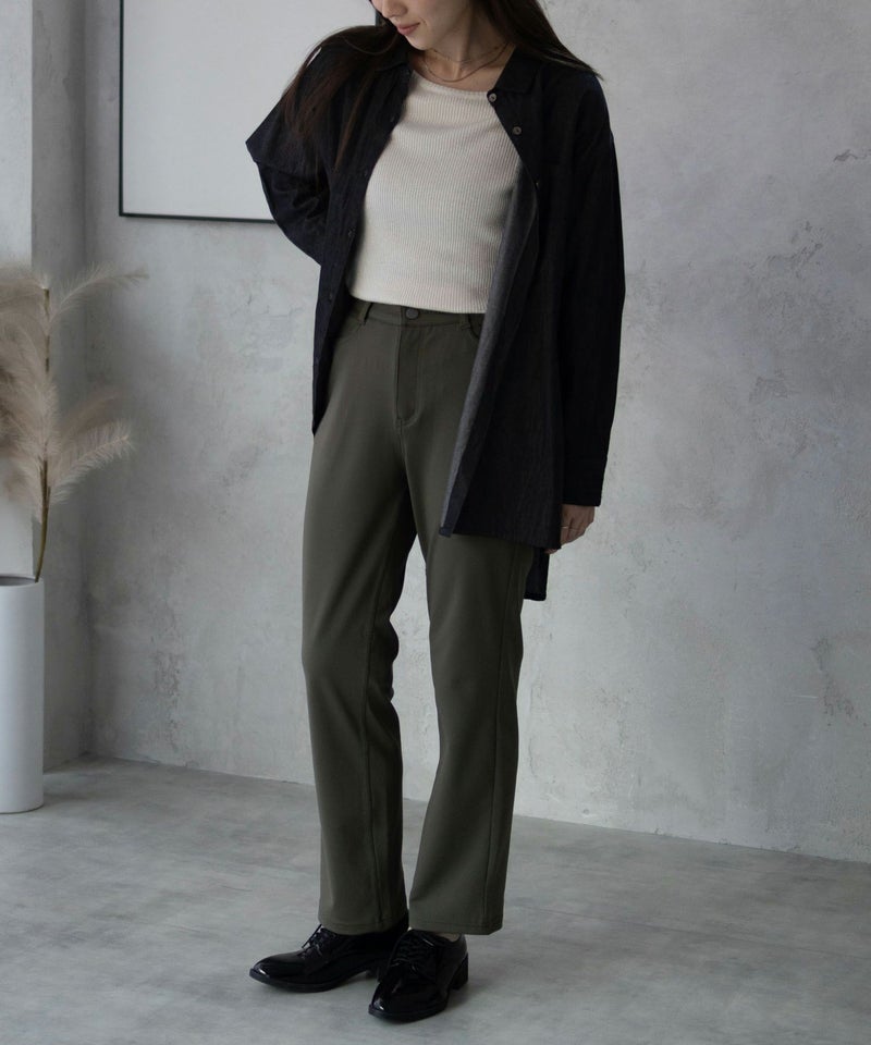 nAvy  モイストタッチストレートパンツ レディース商品画像-13