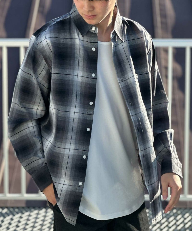 NAVY チェックシャツ メンズ商品画像-1