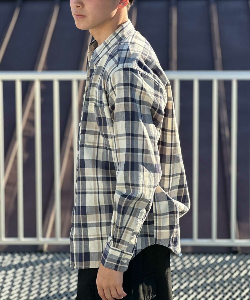 NAVY チェックシャツ メンズ商品画像-7