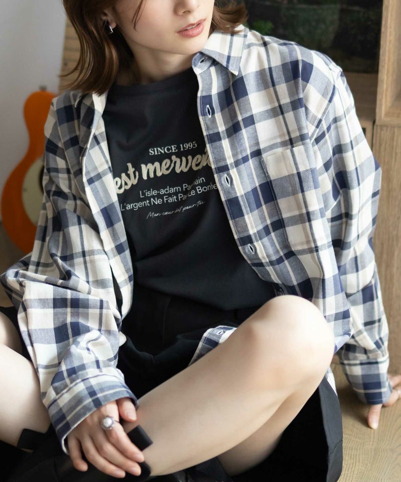 NAVY チェックシャツ メンズ商品画像-8