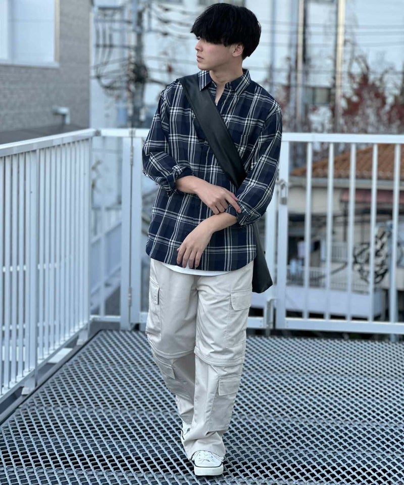 NAVY チェックシャツ メンズ商品画像-21