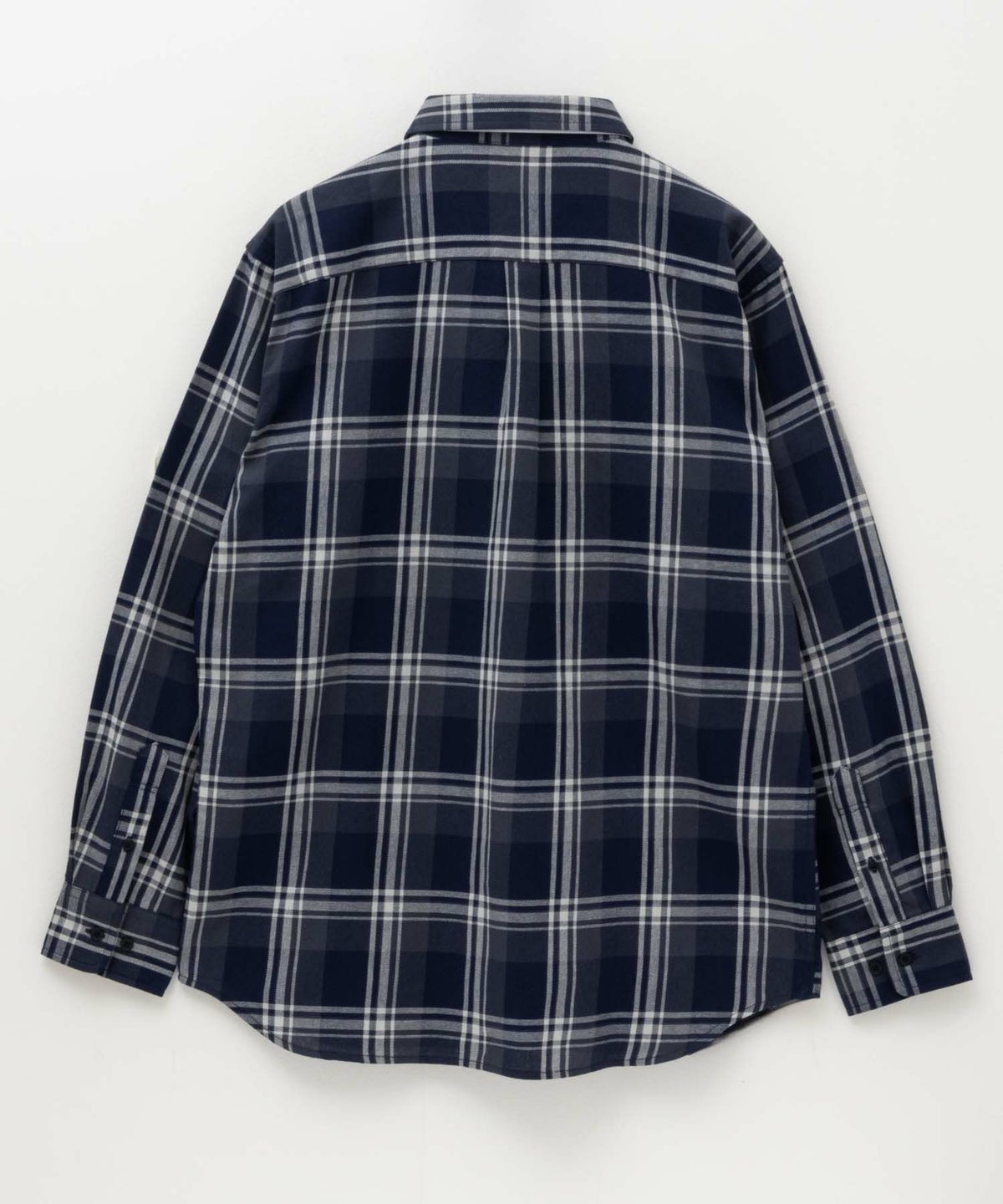 NAVY ネルチェックシャツ メンズ