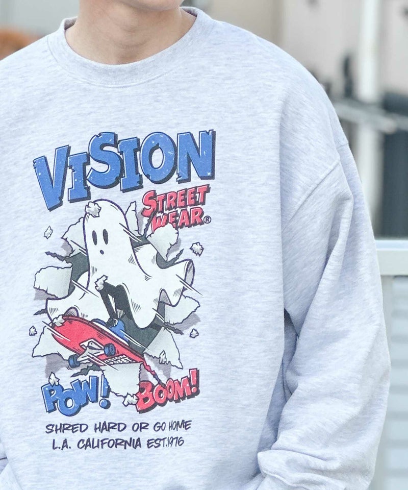 VISION STREET WEAR  クラッシュオバケトレーナー メンズ商品画像-6