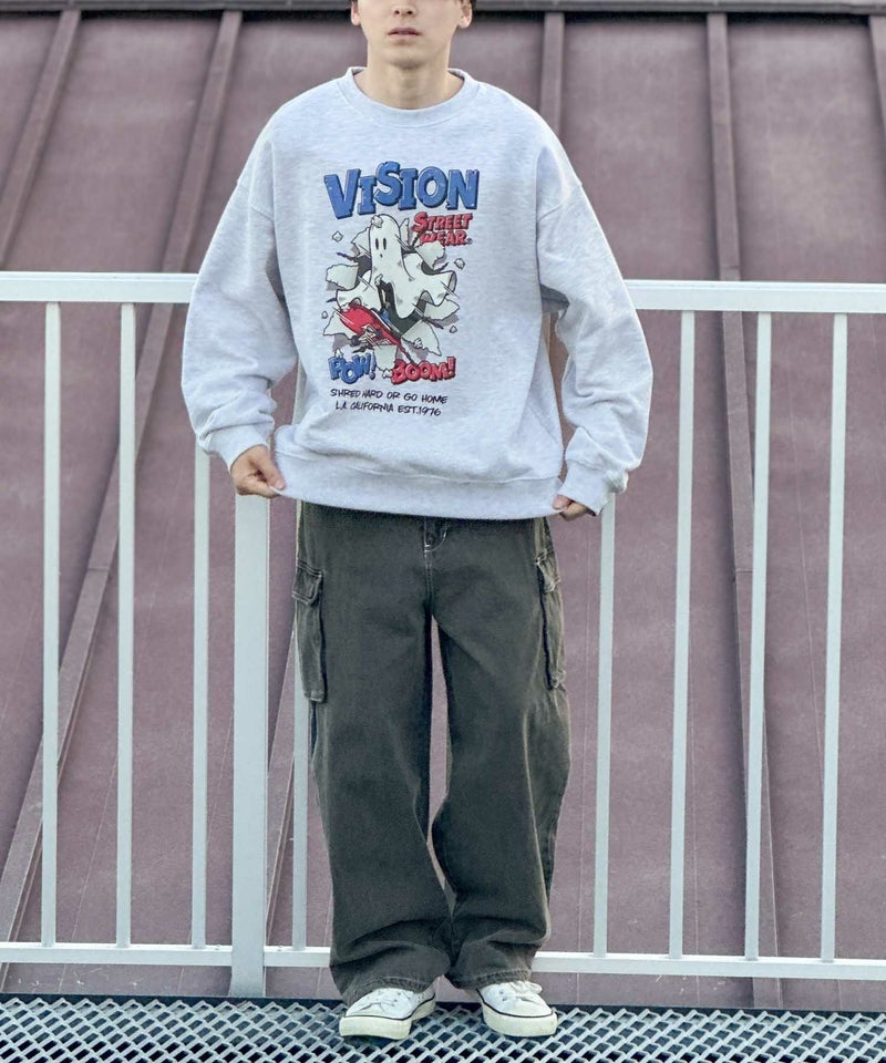 VISION STREET WEAR クラッシュオバケトレーナー メンズ商品画像-10