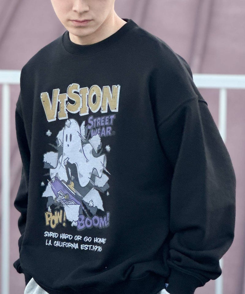 VISION STREET WEAR クラッシュオバケトレーナー メンズ商品画像-11