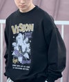 VISION STREET WEAR  クラッシュオバケトレーナー メンズ商品サムネイル-11