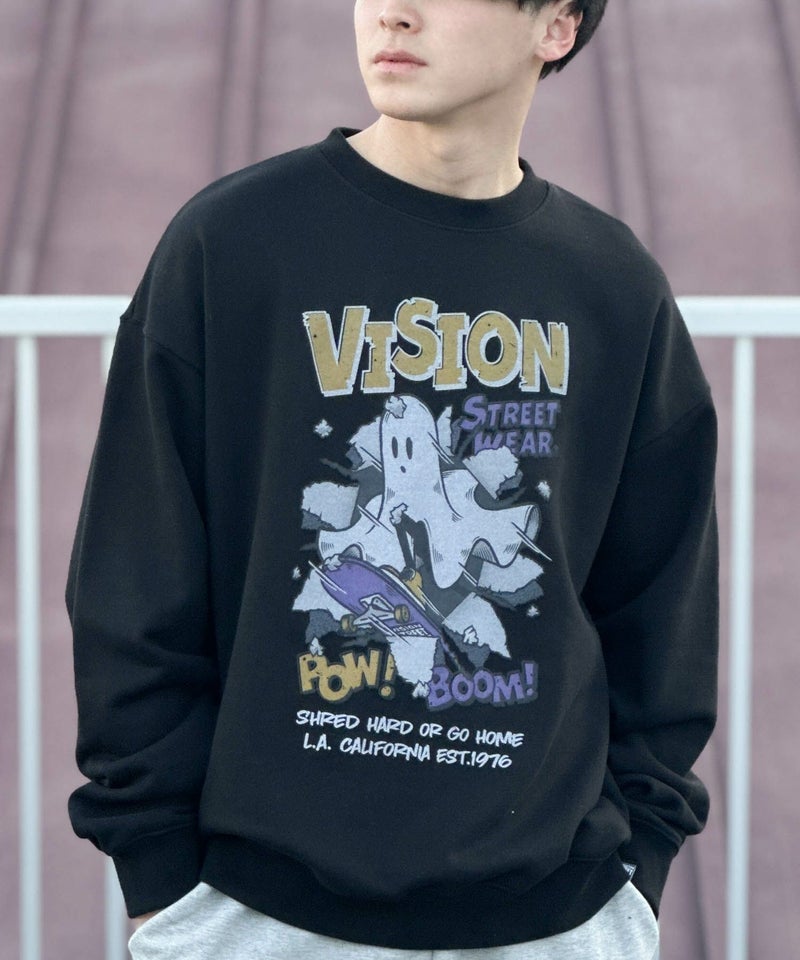 VISION STREET WEAR クラッシュオバケトレーナー メンズ商品画像-12