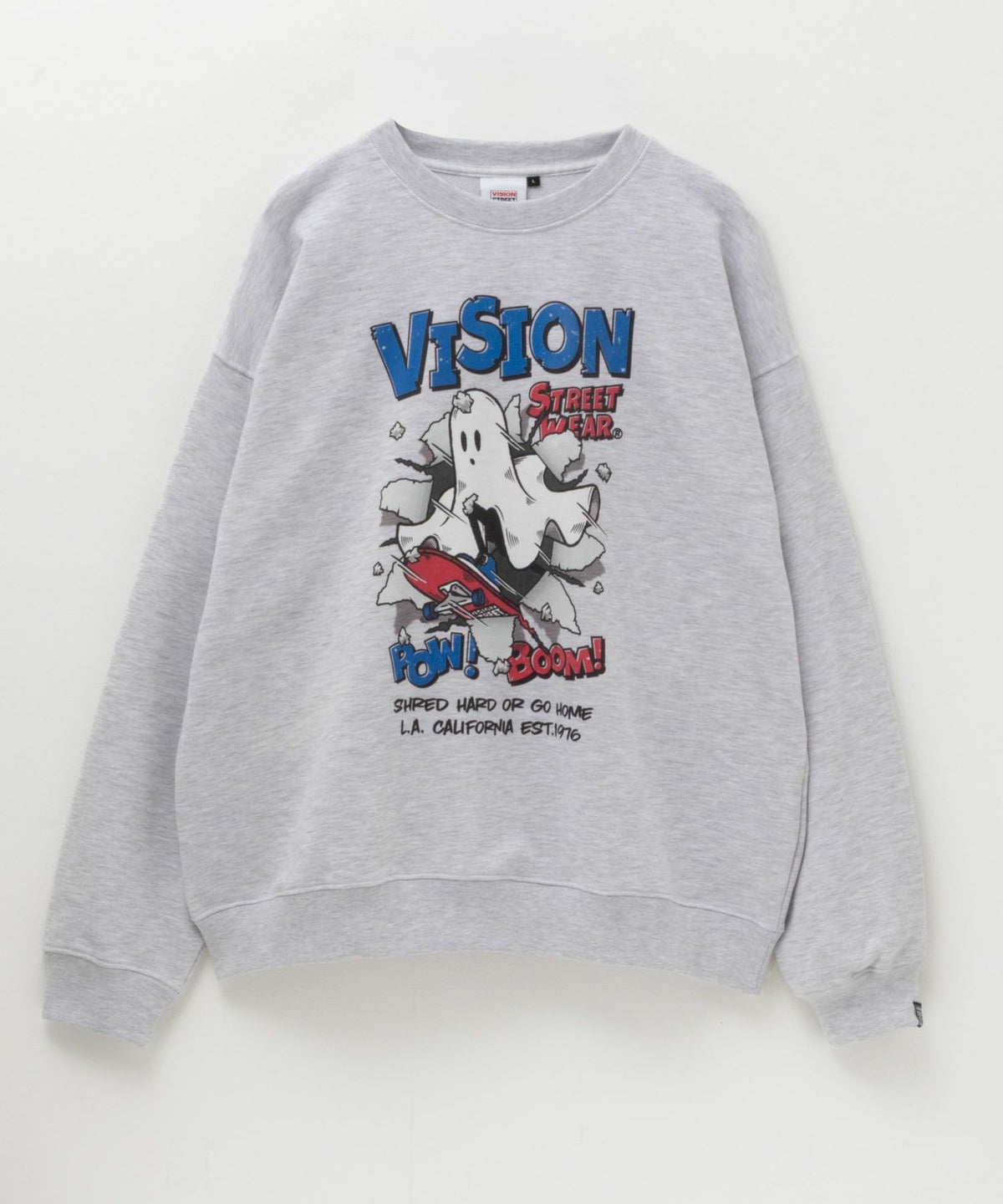 VISION STREET WEAR クラッシュオバケトレーナー メンズ