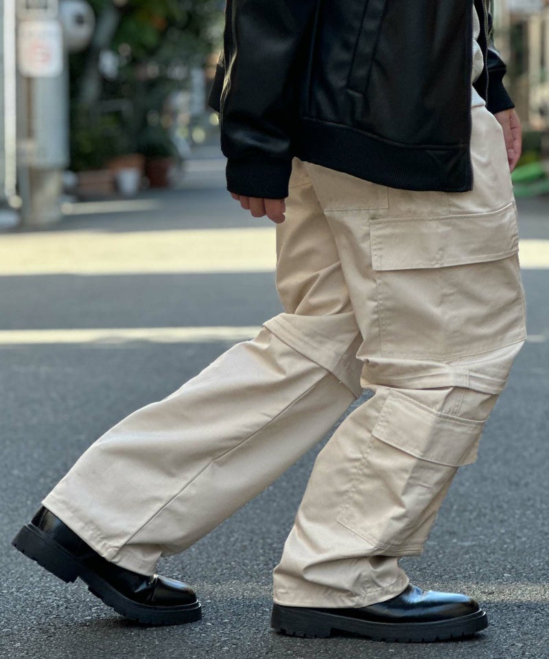 [期間限定価格]NOBLE PRODUCT  8ポケット2WAYカーゴパンツ メンズ商品画像-1