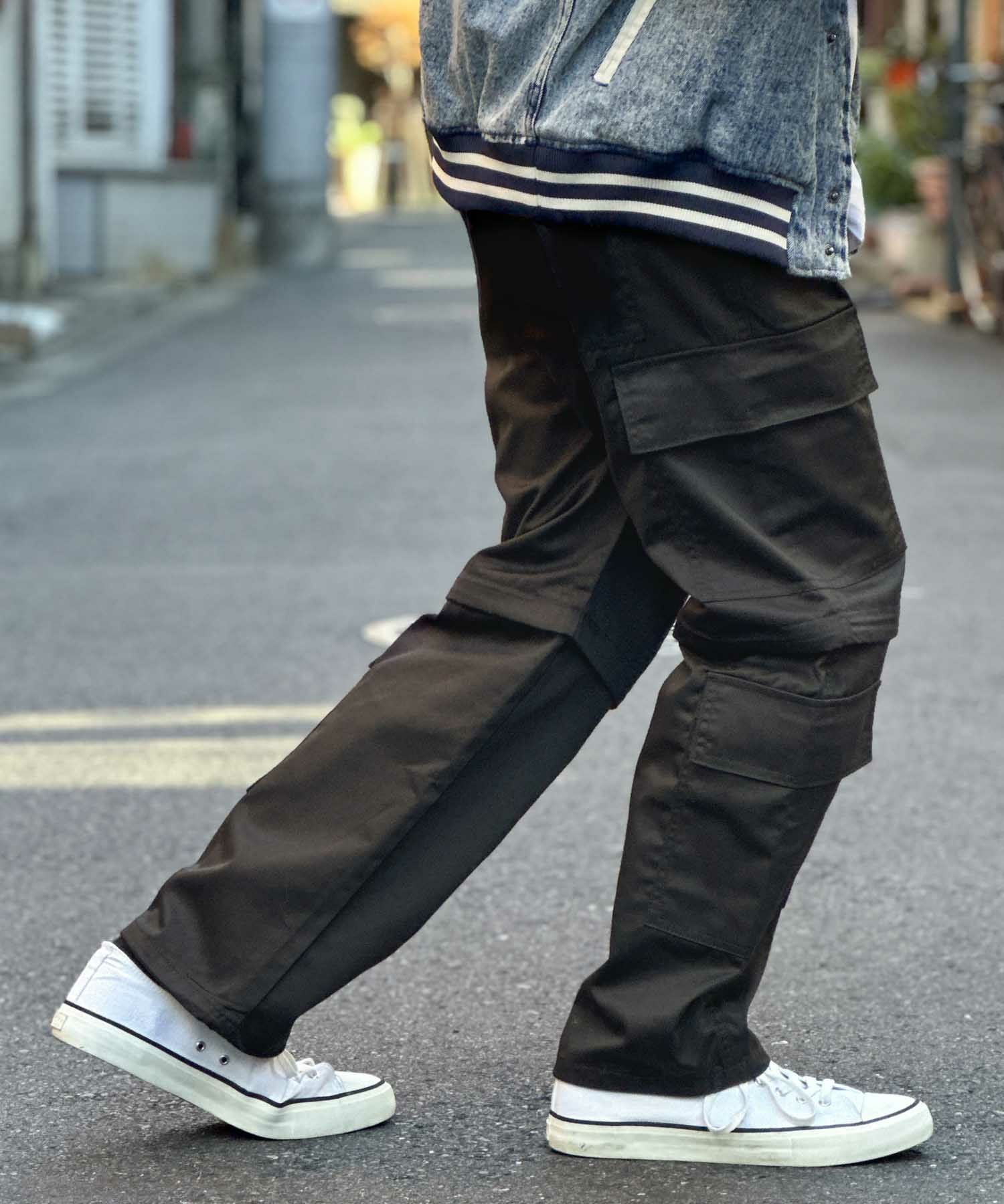 NOBLE PRODUCT 8ポケット2WAYカーゴパンツ メンズ