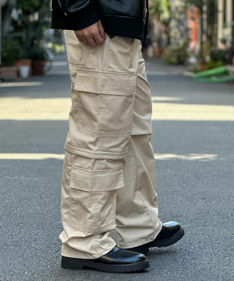 [期間限定価格]NOBLE PRODUCT  8ポケット2WAYカーゴパンツ メンズ商品画像-7