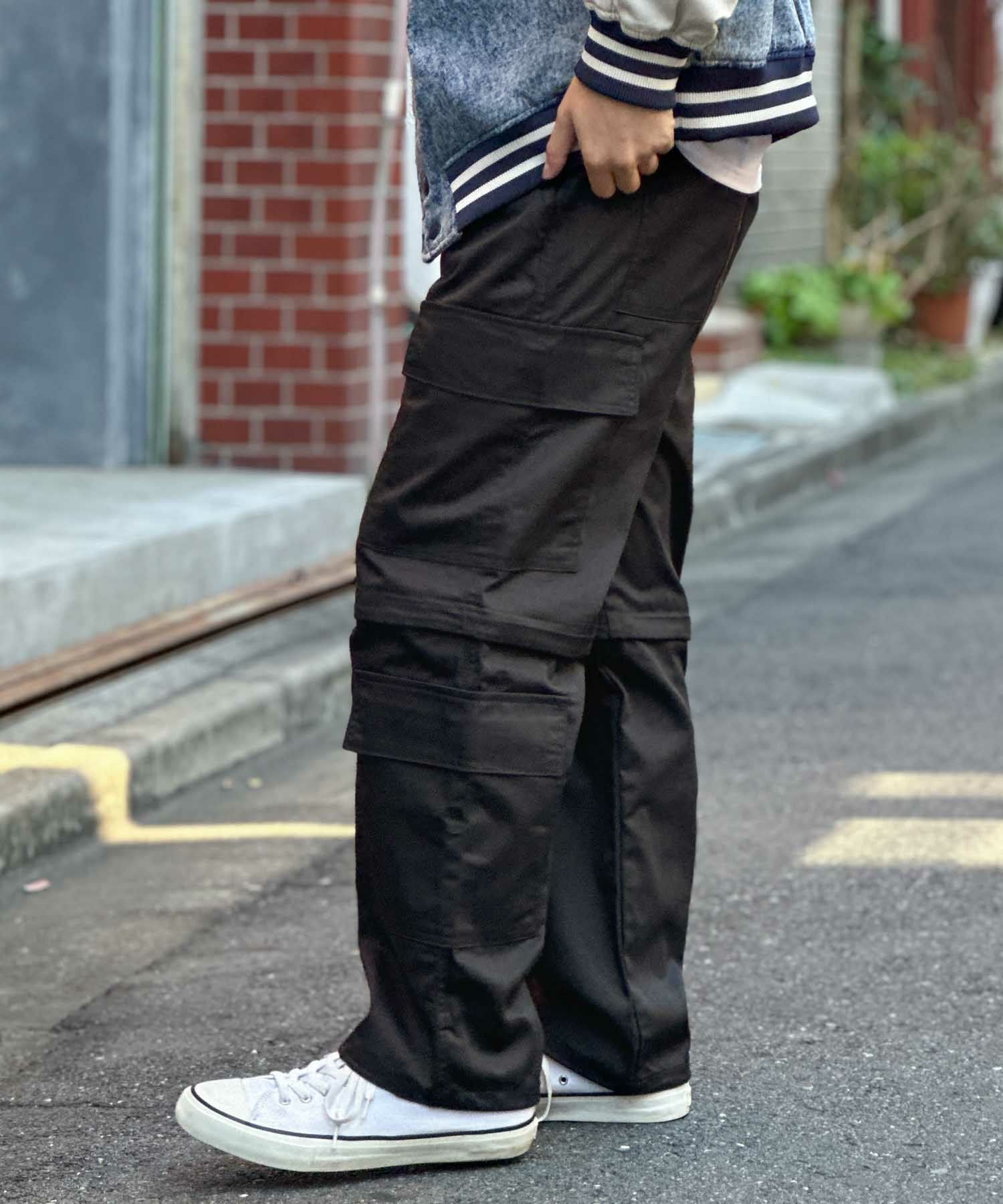 NOBLE PRODUCT 8ポケット2WAYカーゴパンツ メンズ
