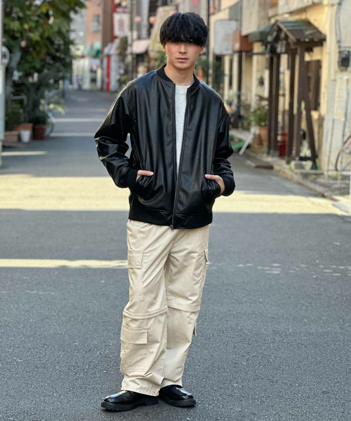 [値下げ]NOBLE PRODUCT 8ポケット2WAYカーゴパンツ メンズ