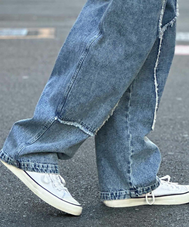 NOBLE PRODUCT ダブルニーデニムパンツ メンズ商品画像-8