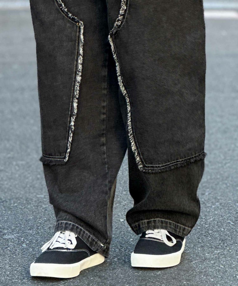 NOBLE PRODUCT ダブルニーデニムパンツ メンズ商品画像-14