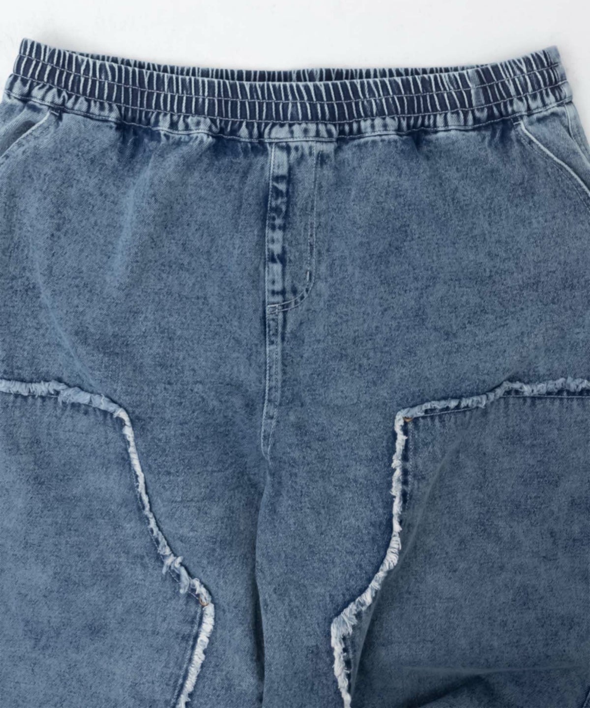  [値下げ]NOBLE PRODUCT ダブルニーデニムパンツ メンズ