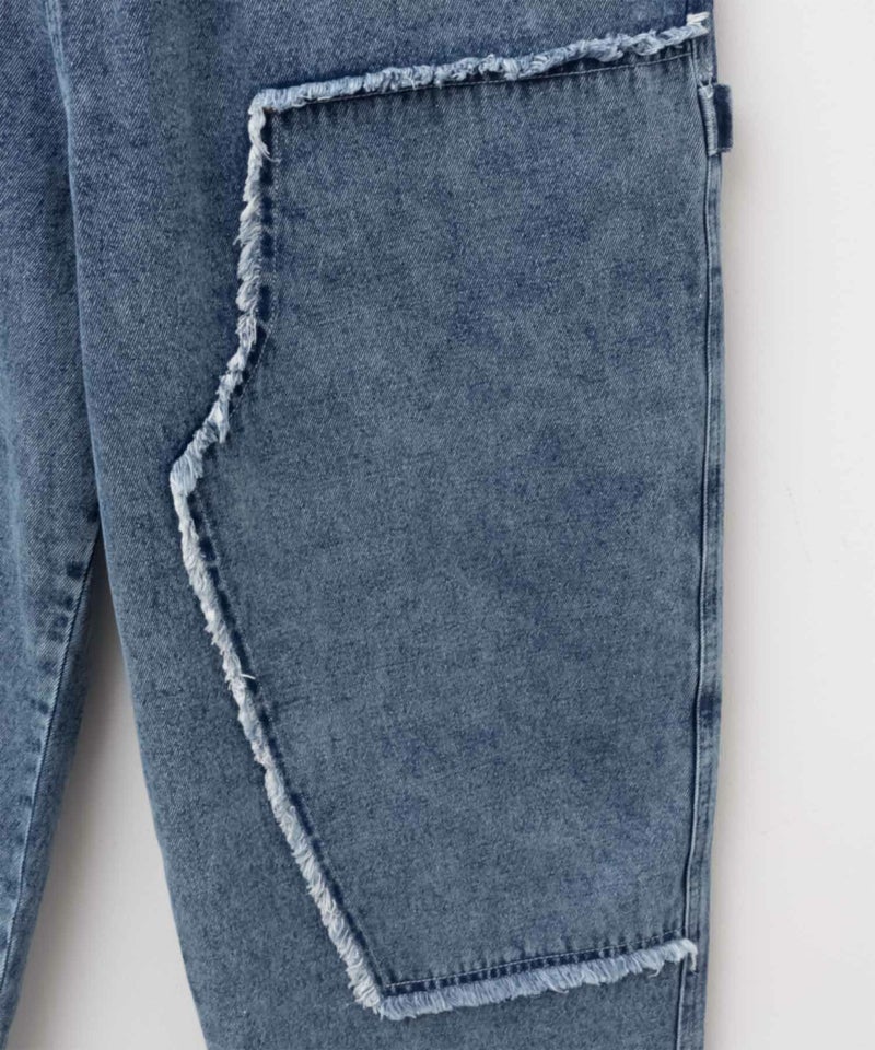 NOBLE PRODUCT ダブルニーデニムパンツ メンズ商品画像-25