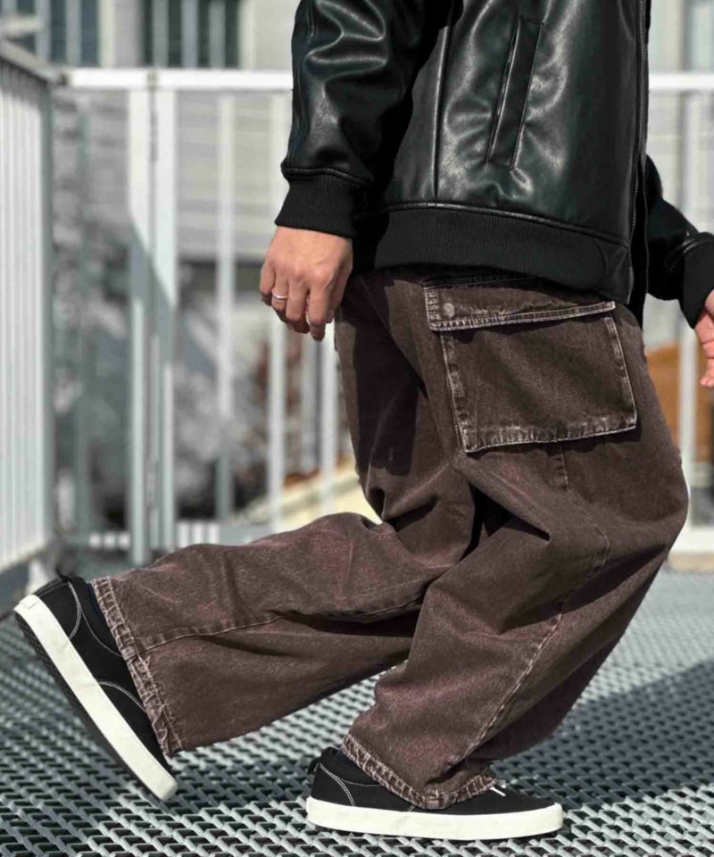 VISION STREET WEAR カラーデニムカーゴパンツ メンズ商品画像-6
