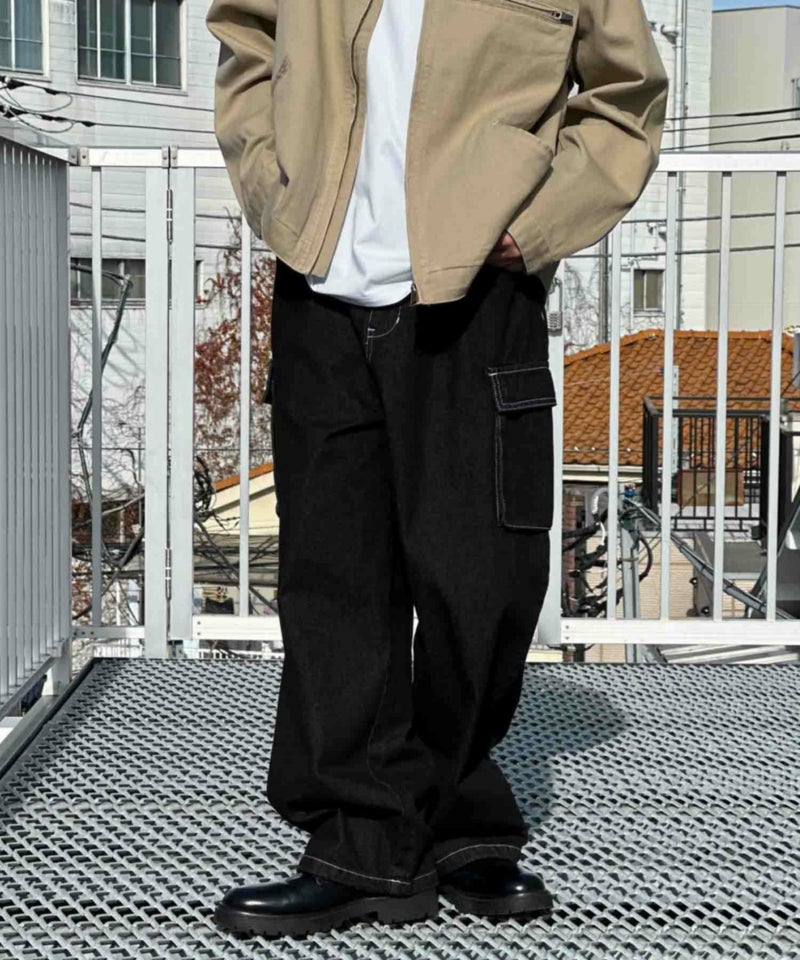 VISION STREET WEAR  カラーデニムカーゴパンツ メンズ商品画像-9