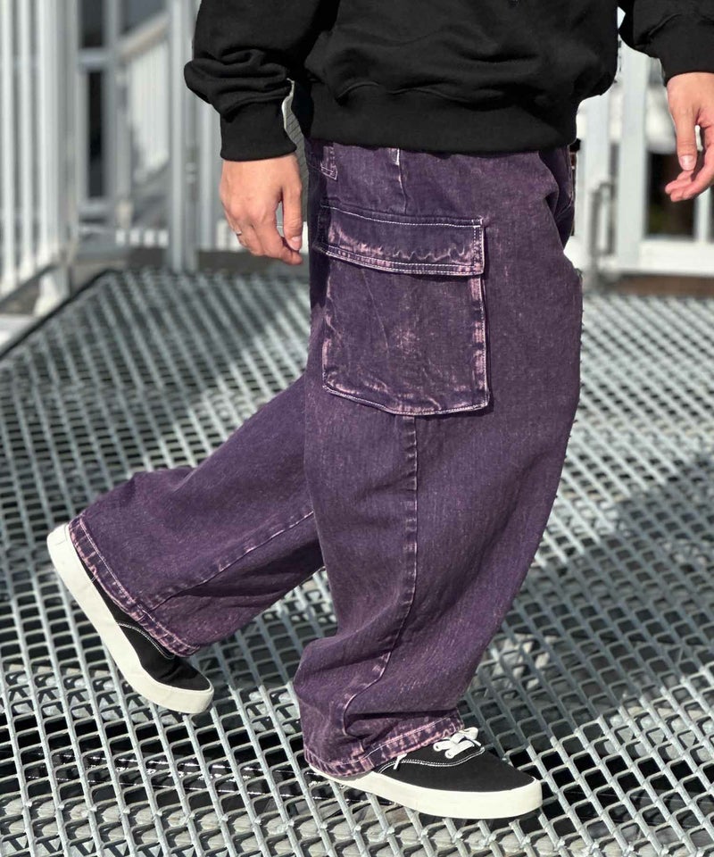 VISION STREET WEAR カラーデニムカーゴパンツ メンズ商品画像-15