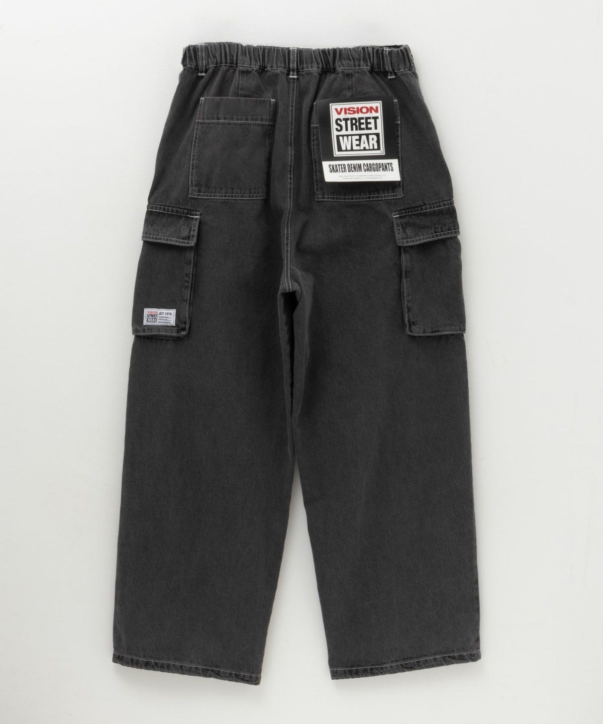 VISION STREET WEAR カラーデニムカーゴパンツ メンズ