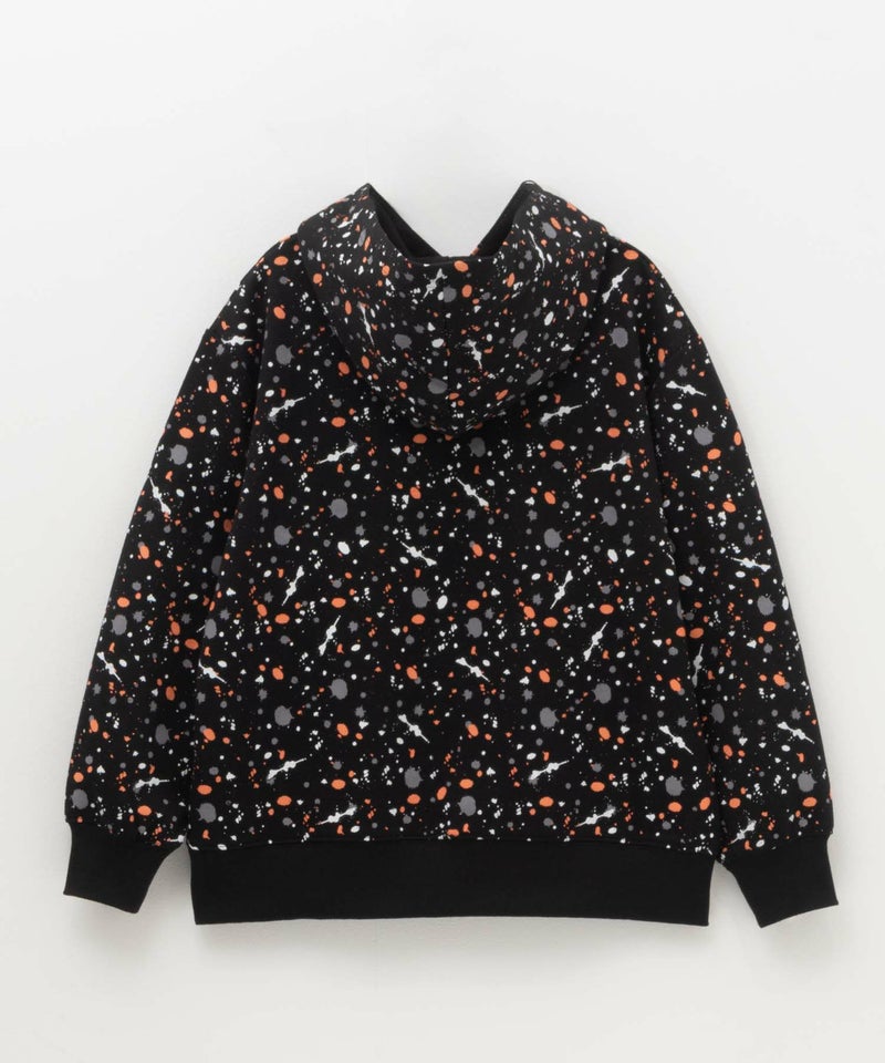 RICH MIX  ポンチ素材 飛ばしプリントパーカー キッズ商品画像-2