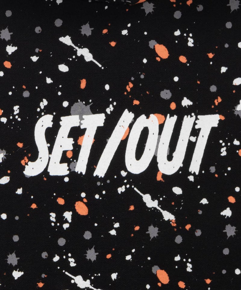 RICH MIX ポンチ素材 飛ばしプリントパーカー キッズ商品画像-5