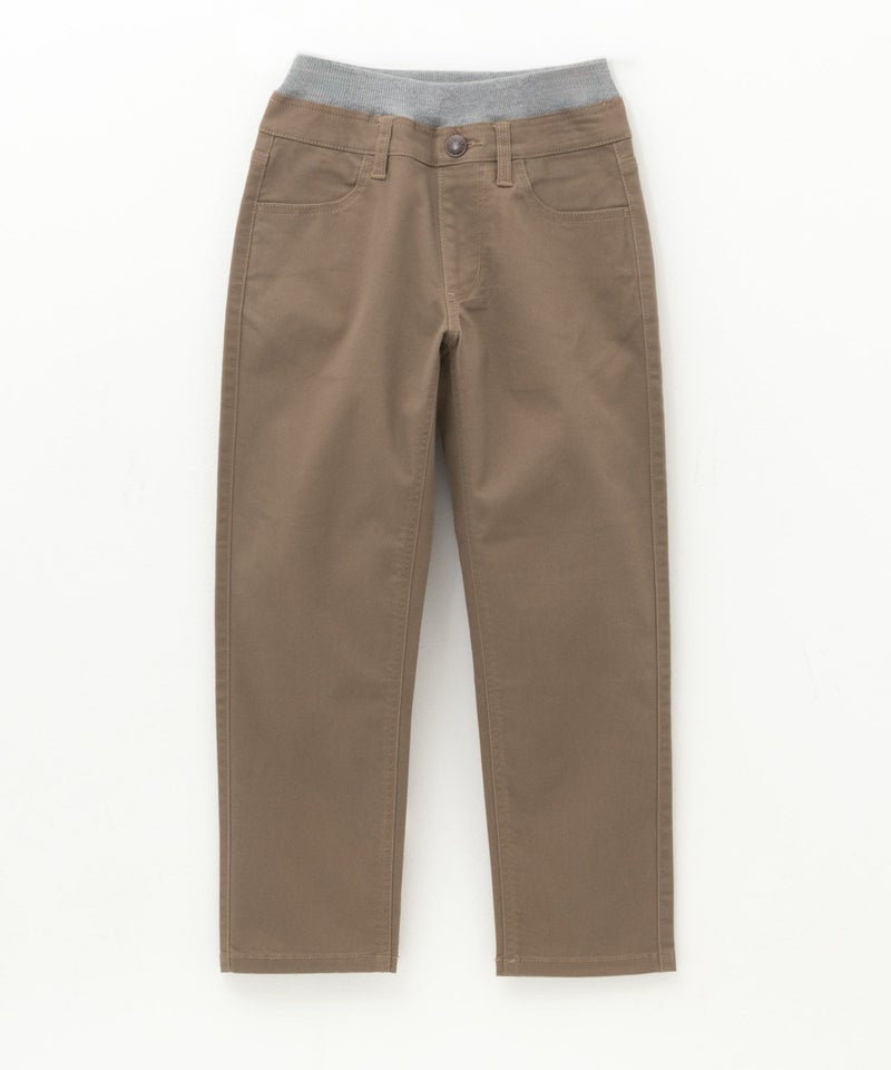 NAVY のびるモン ストレッチツイルストレートパンツ ウエストリブパンツ キッズ商品画像-4