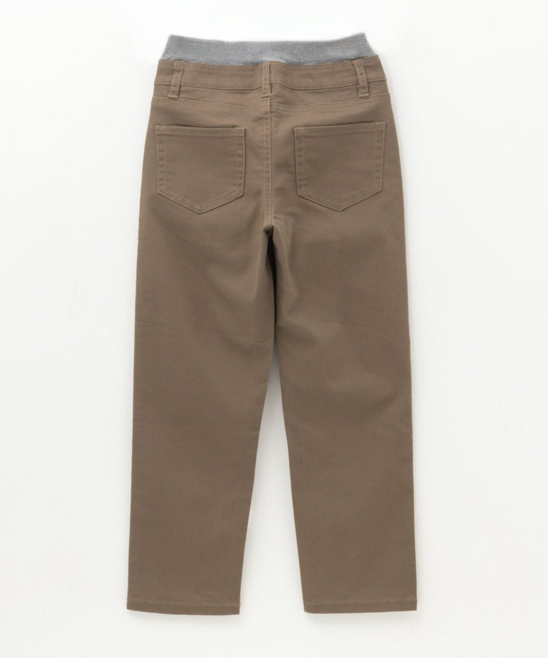 NAVY のびるモン ストレッチツイルストレートパンツ ウエストリブパンツ キッズ商品画像-5