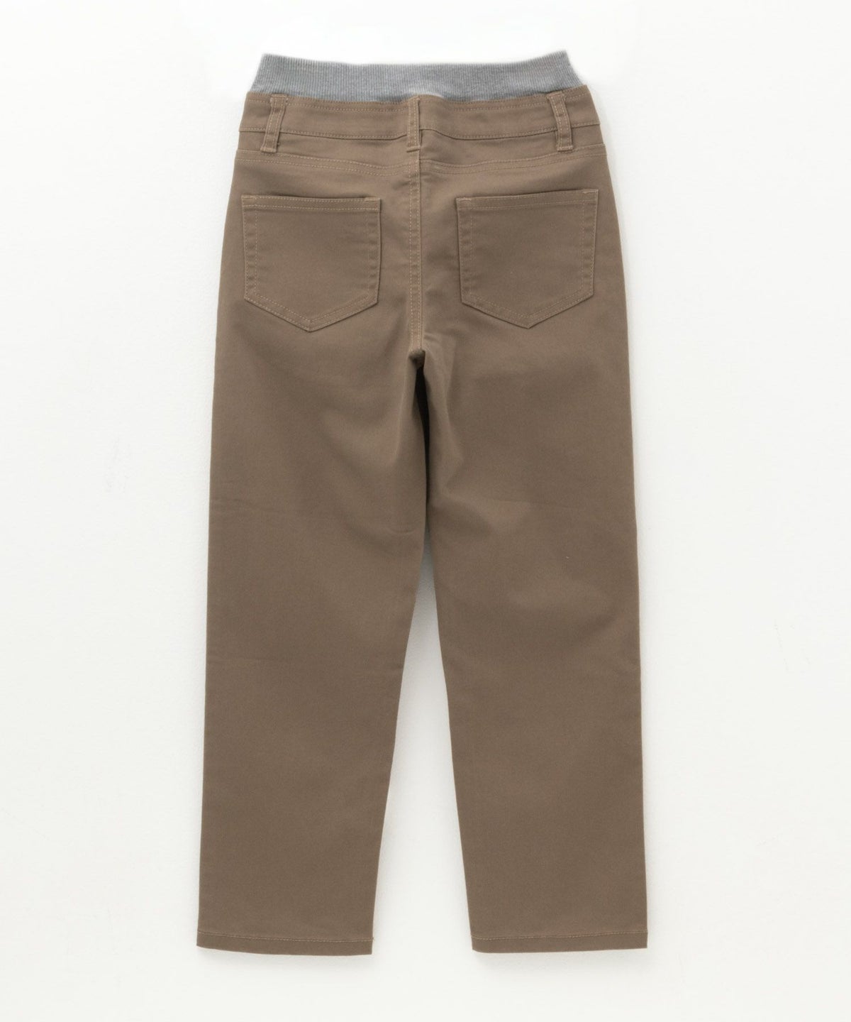 NAVY のびるモン ストレッチツイルストレートパンツ ウエストリブパンツ キッズ