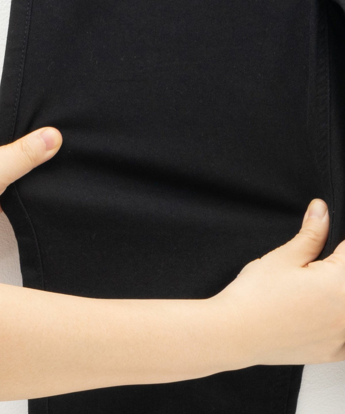 NAVY のびるモン ストレッチツイルストレートパンツ ウエストリブパンツ キッズ