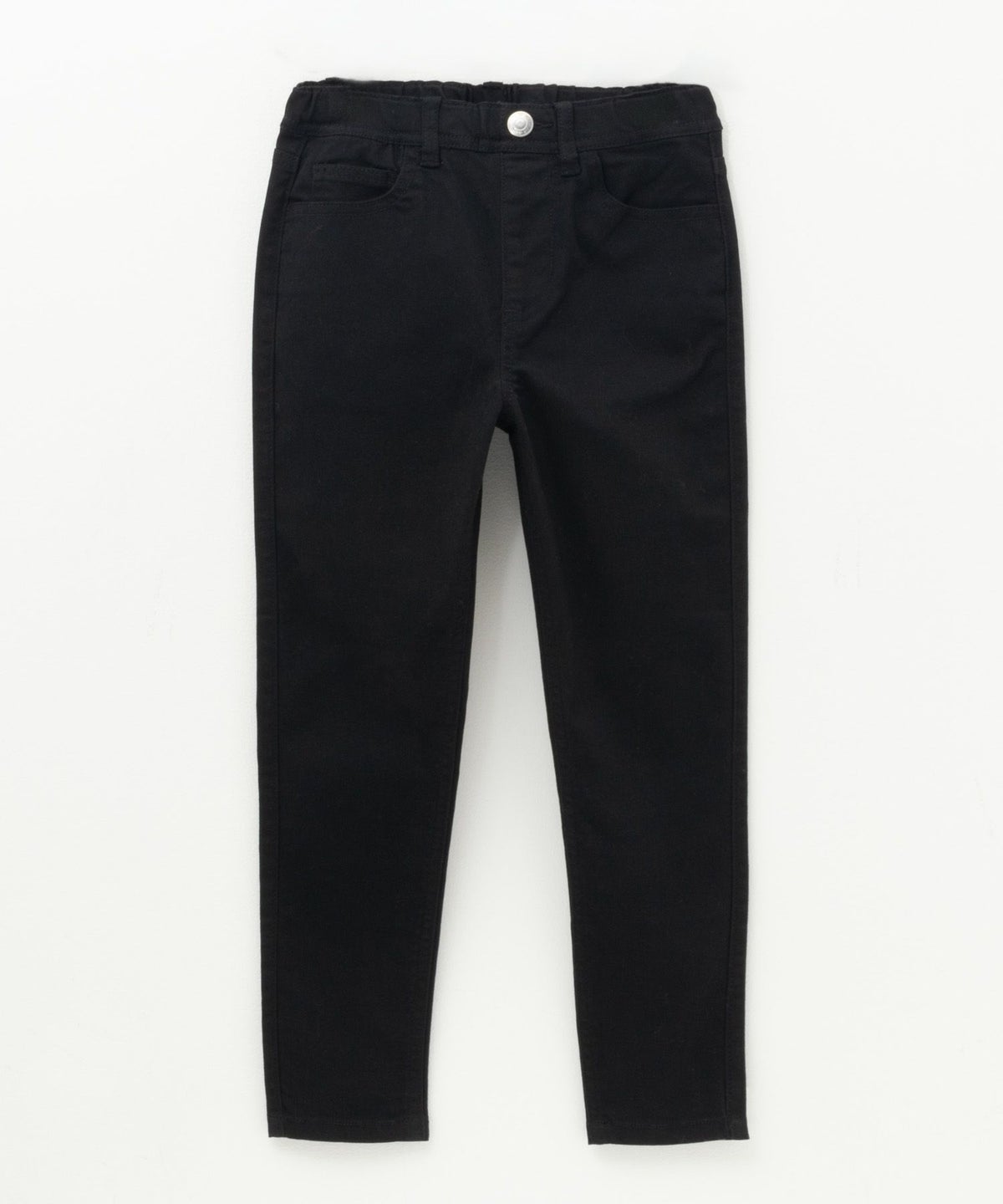 NAVY のびるモン ストレッチツイルスキニーパンツ ウエストギャザーパンツ キッズ