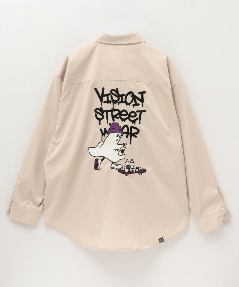 [期間限定価格]VISION STREET WEAR  ゴースト刺繍シャツ メンズ商品画像-5