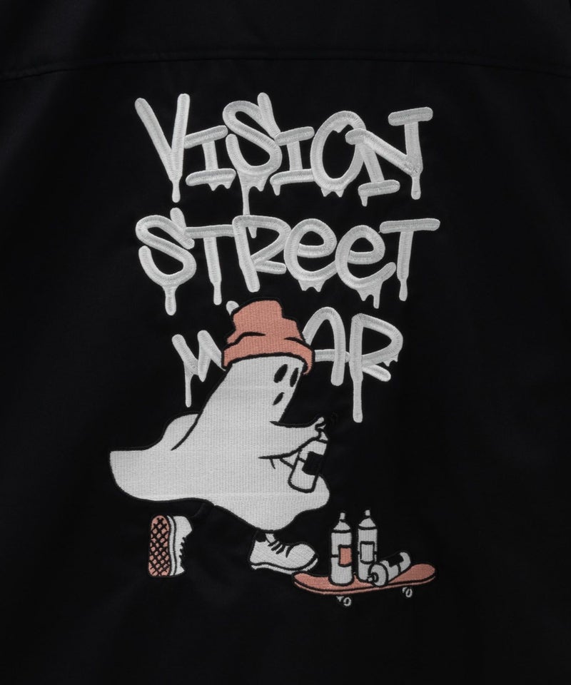 [期間限定価格]VISION STREET WEAR  ゴースト刺繍シャツ メンズ商品画像-14