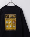 [期間限定価格]VISION STREET WEAR  ゴーストサインボード長袖Tシャツ メンズ商品サムネイル-1