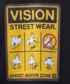 VISION STREET WEAR ゴーストサインボード長袖Tシャツ メンズ商品サムネイル-11