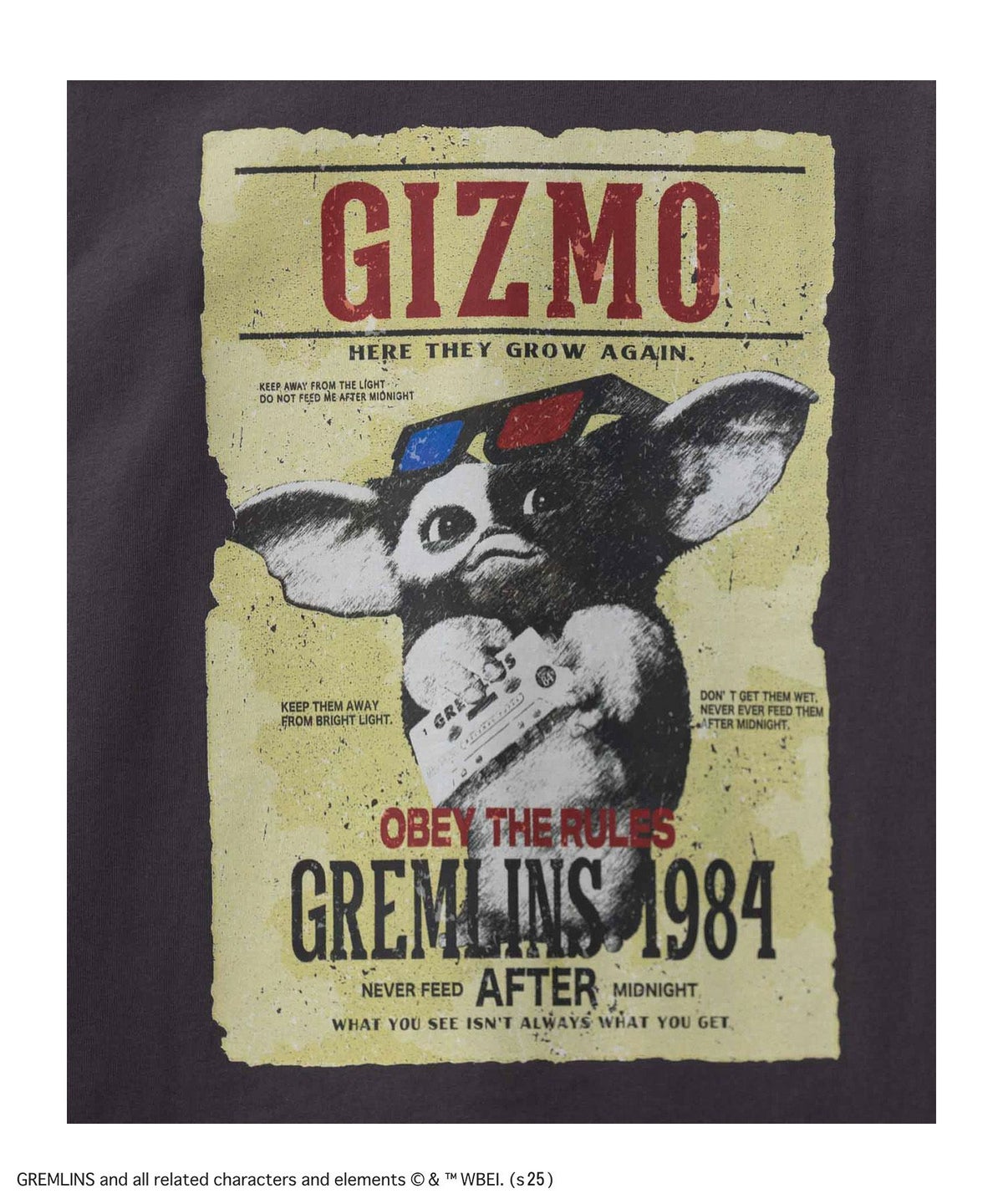 GREMLINS 長袖Tシャツ メンズ