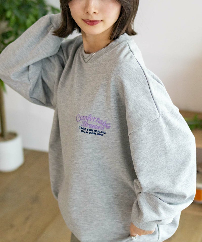 UNDERWRAPS 刺繍BIGトレーナー レディース商品画像-12