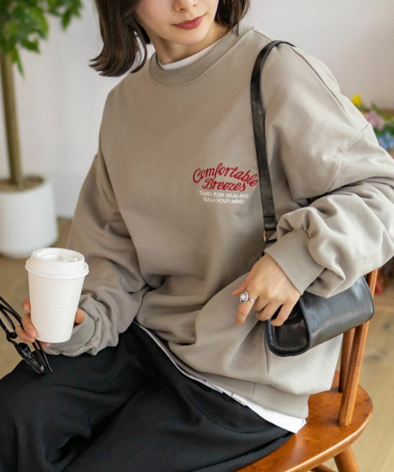 UNDERWRAPS 刺繍BIGトレーナー レディース商品画像-19