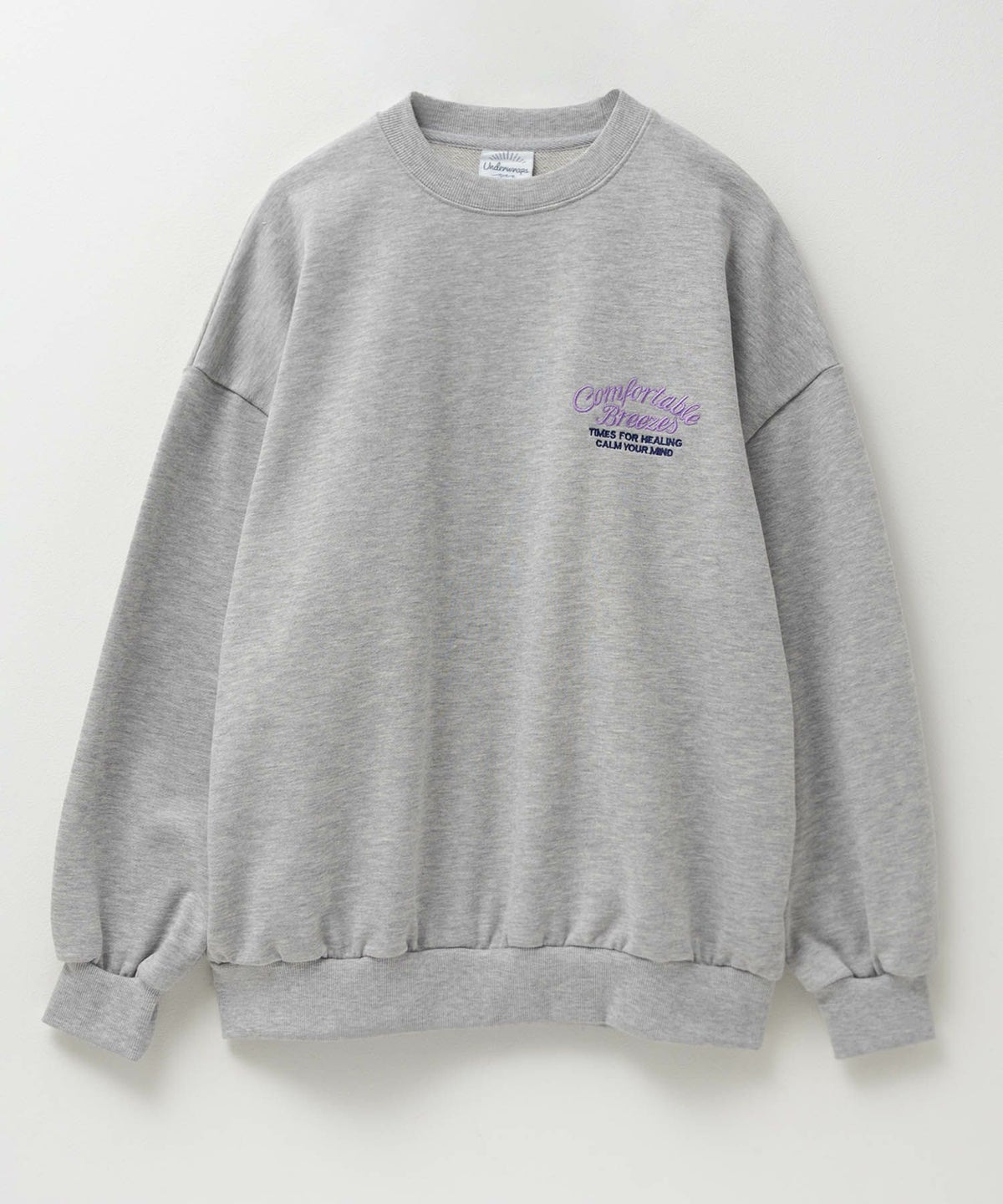 UNDERWRAPS 刺繍BIGトレーナー レディース