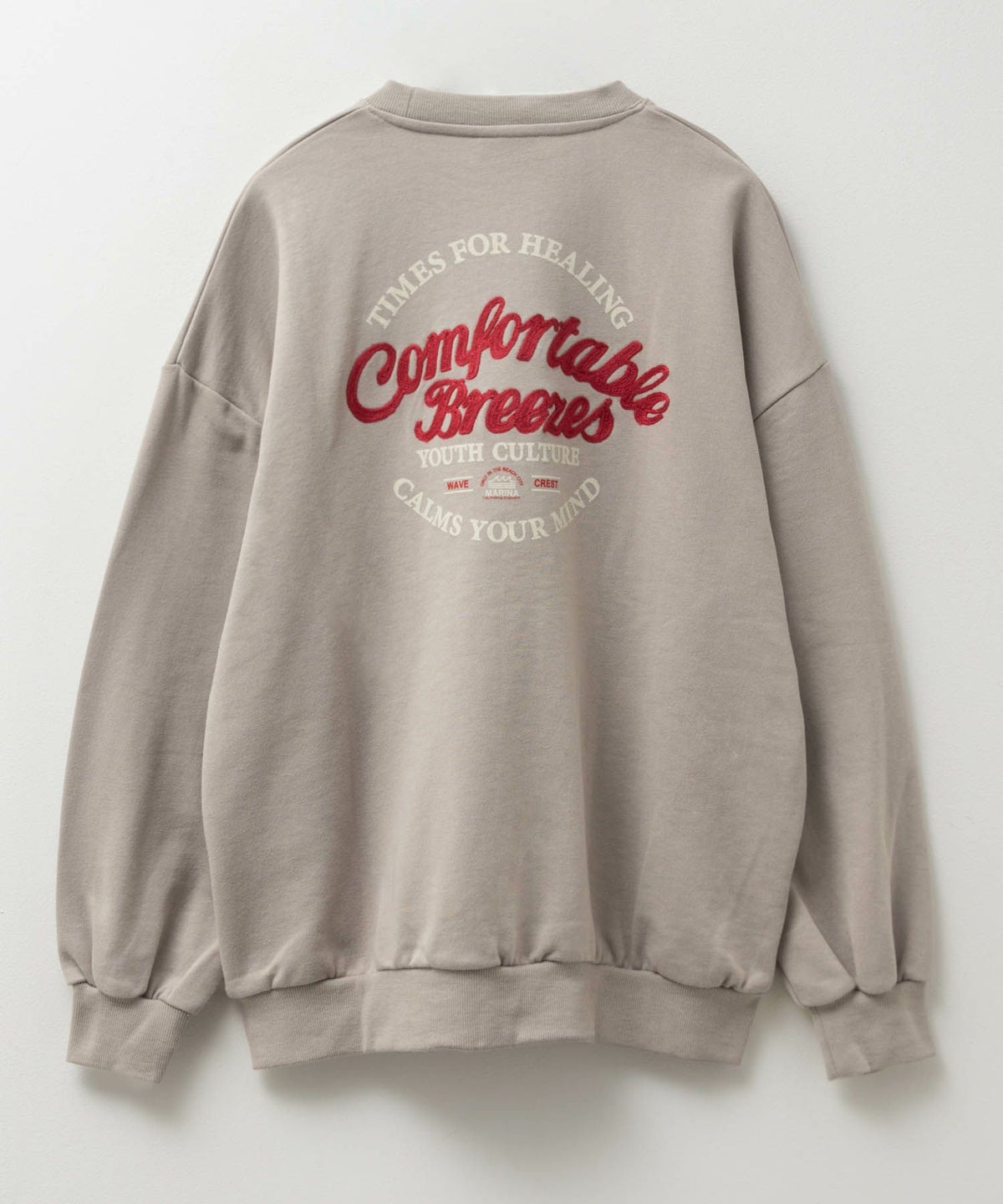 UNDERWRAPS 刺繍BIGトレーナー レディース